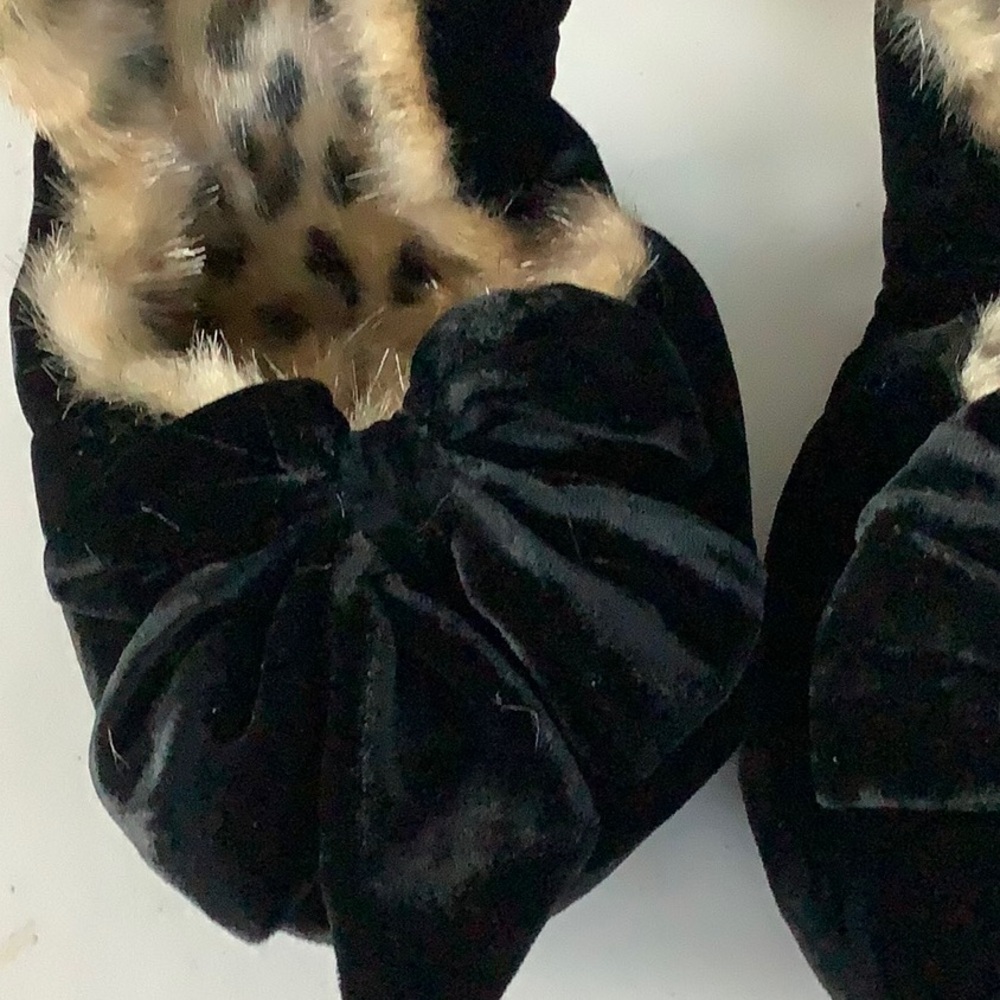 Kate Spade Scarlett Black Velvet Slippers - Picture 4 of 10